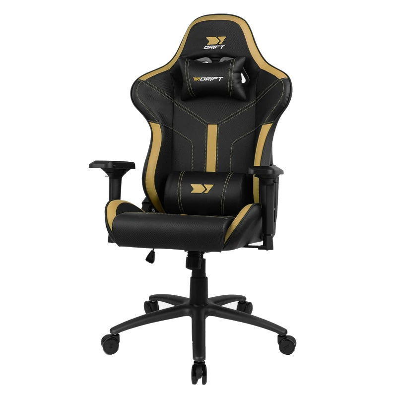 DRIFT Silla gaming DR350Negro Dorada
